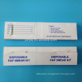 Disposable gynecological pap smear test kit set